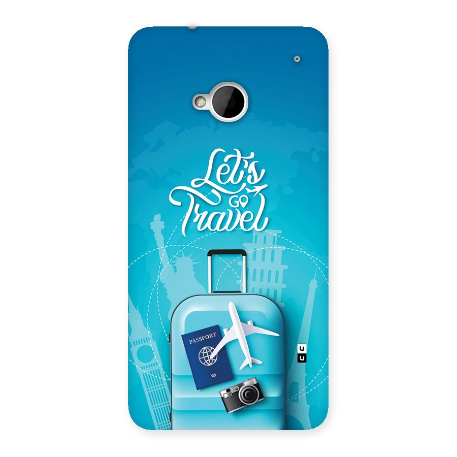 Awesome Travel Bag Back Case for One M7 (Single Sim)