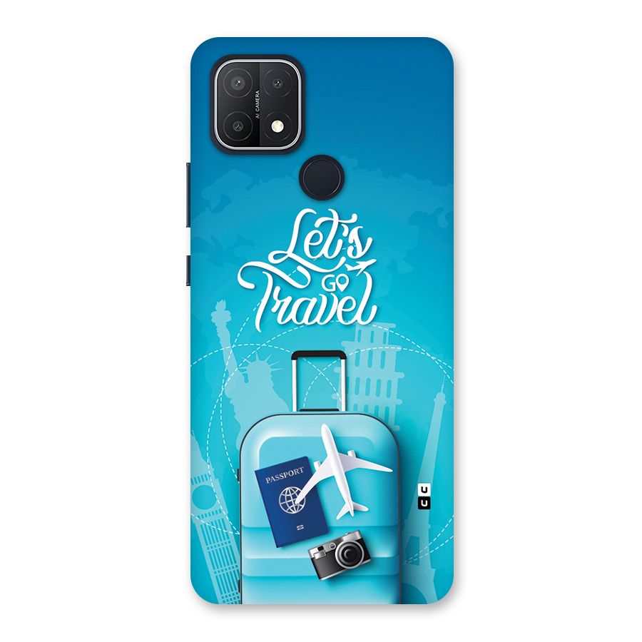 Awesome Travel Bag Back Case for Oppo A15