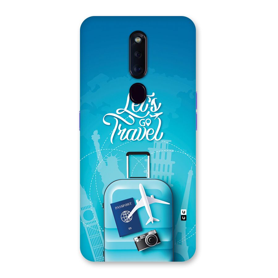 Awesome Travel Bag Back Case for Oppo F11 Pro