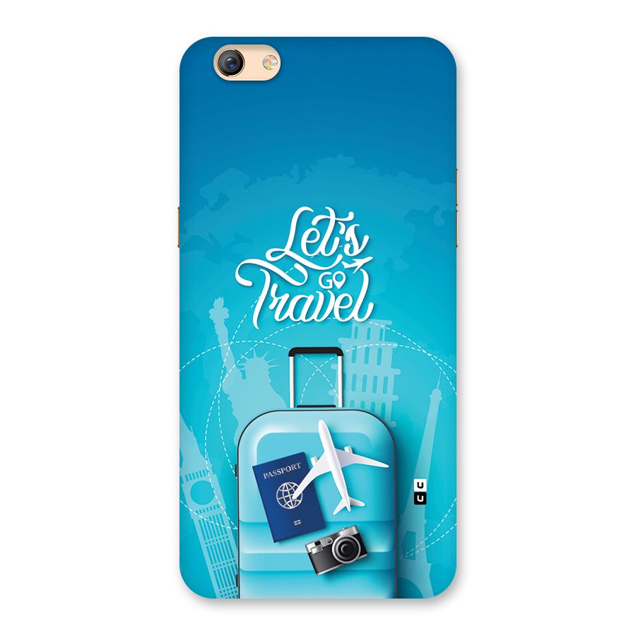 Awesome Travel Bag Back Case for Oppo F3 Plus