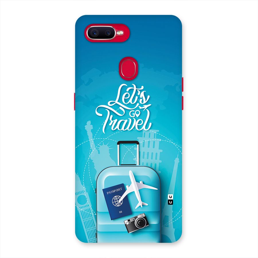 Awesome Travel Bag Back Case for Oppo F9 Pro