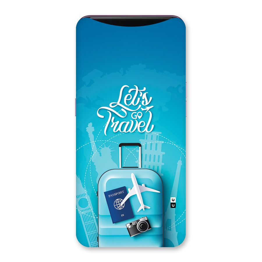 Awesome Travel Bag Back Case for Oppo Find X
