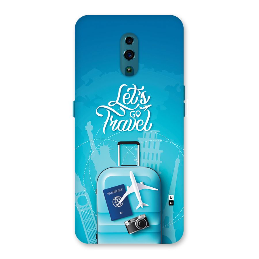 Awesome Travel Bag Back Case for Oppo Reno