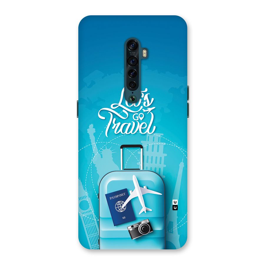 Awesome Travel Bag Back Case for Oppo Reno2