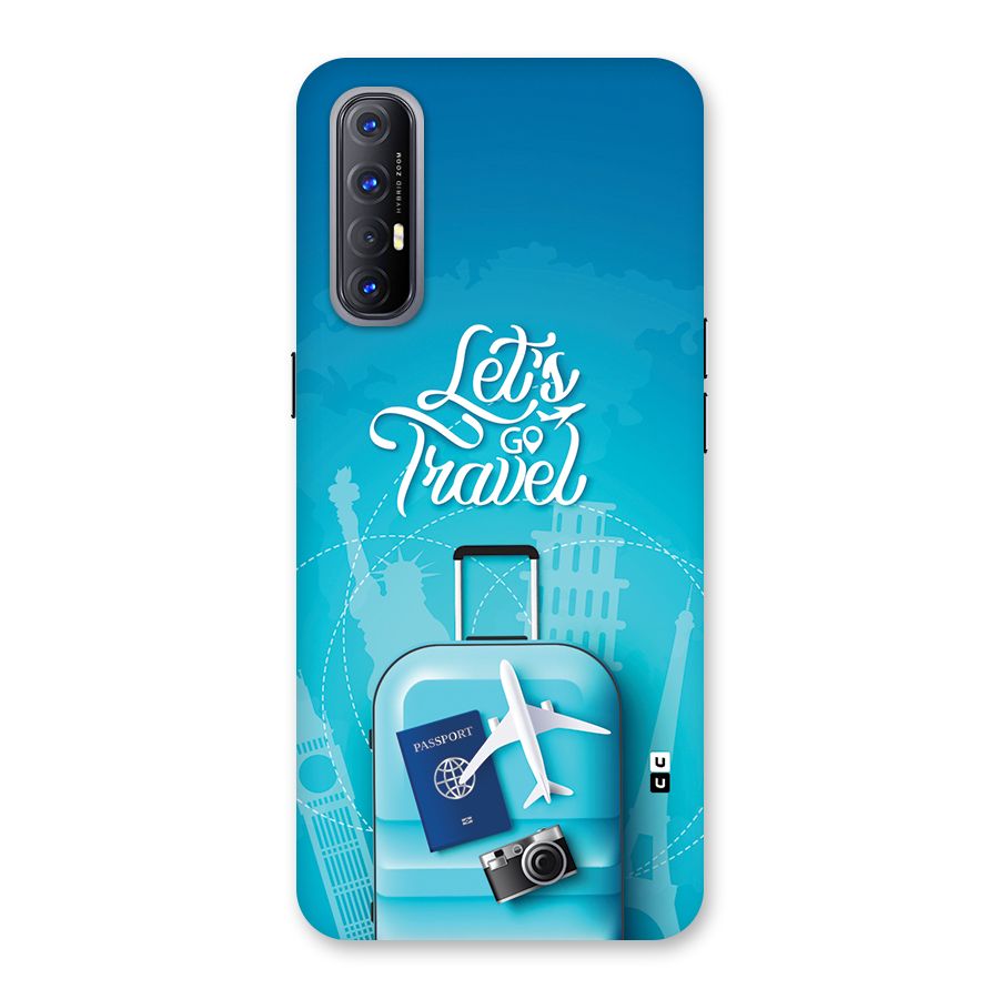 Awesome Travel Bag Back Case for Oppo Reno3 Pro