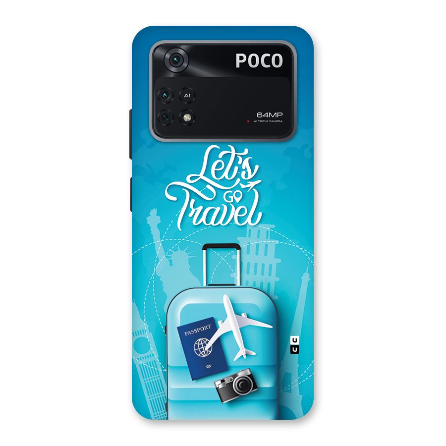 Awesome Travel Bag Back Case for Poco M4 Pro 4G