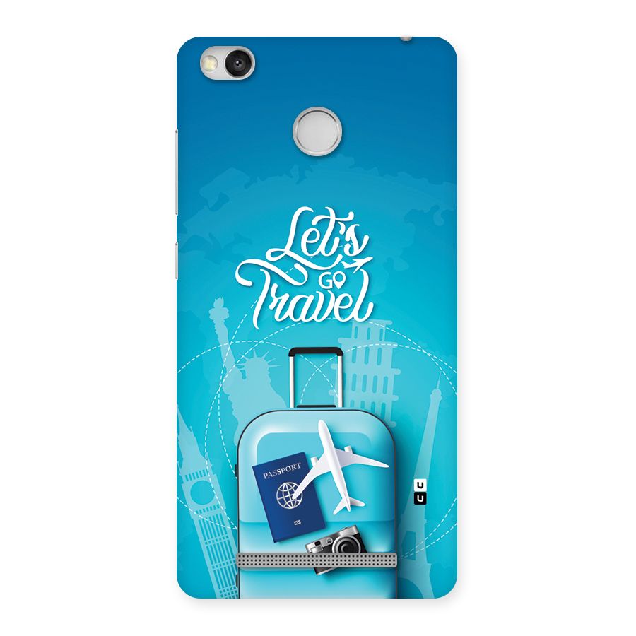 Awesome Travel Bag Back Case for Redmi 3S Prime