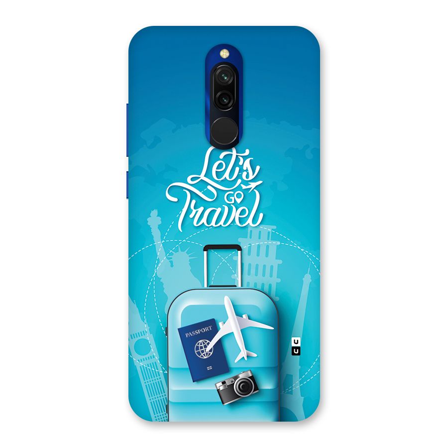 Awesome Travel Bag Back Case for Redmi 8