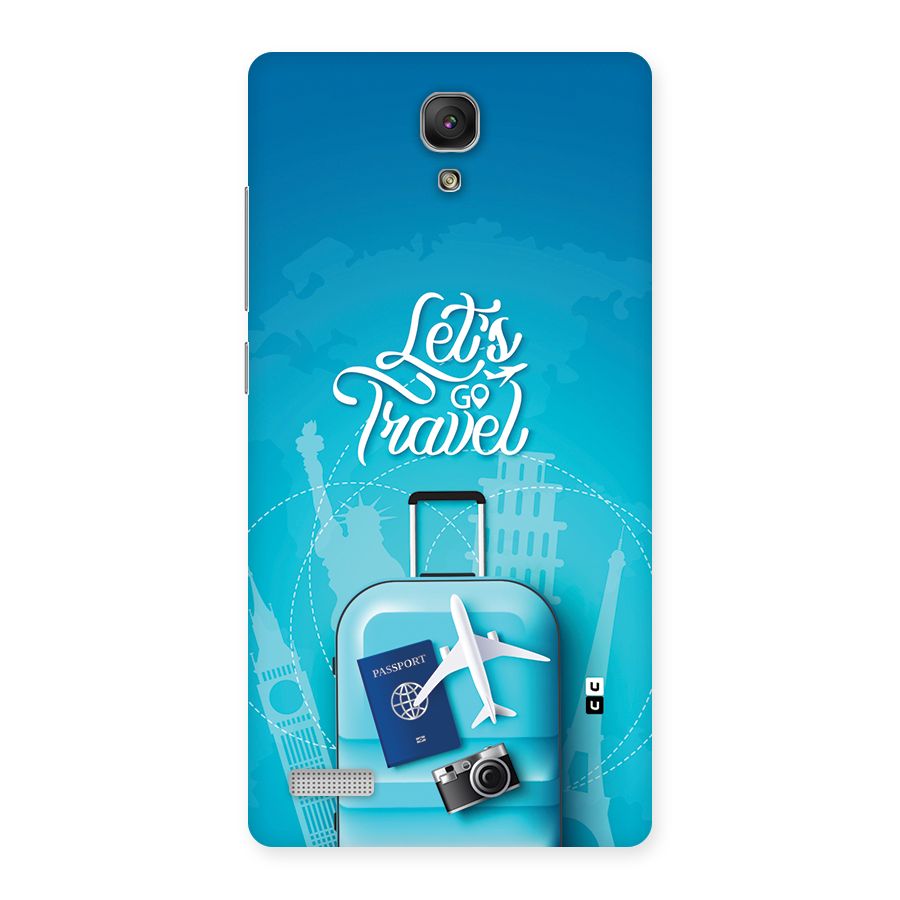 Awesome Travel Bag Back Case for Redmi Note