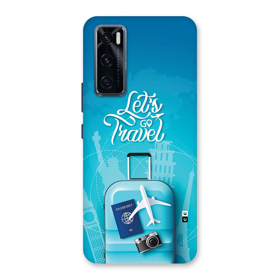 Awesome Travel Bag Back Case for Vivo V20 SE