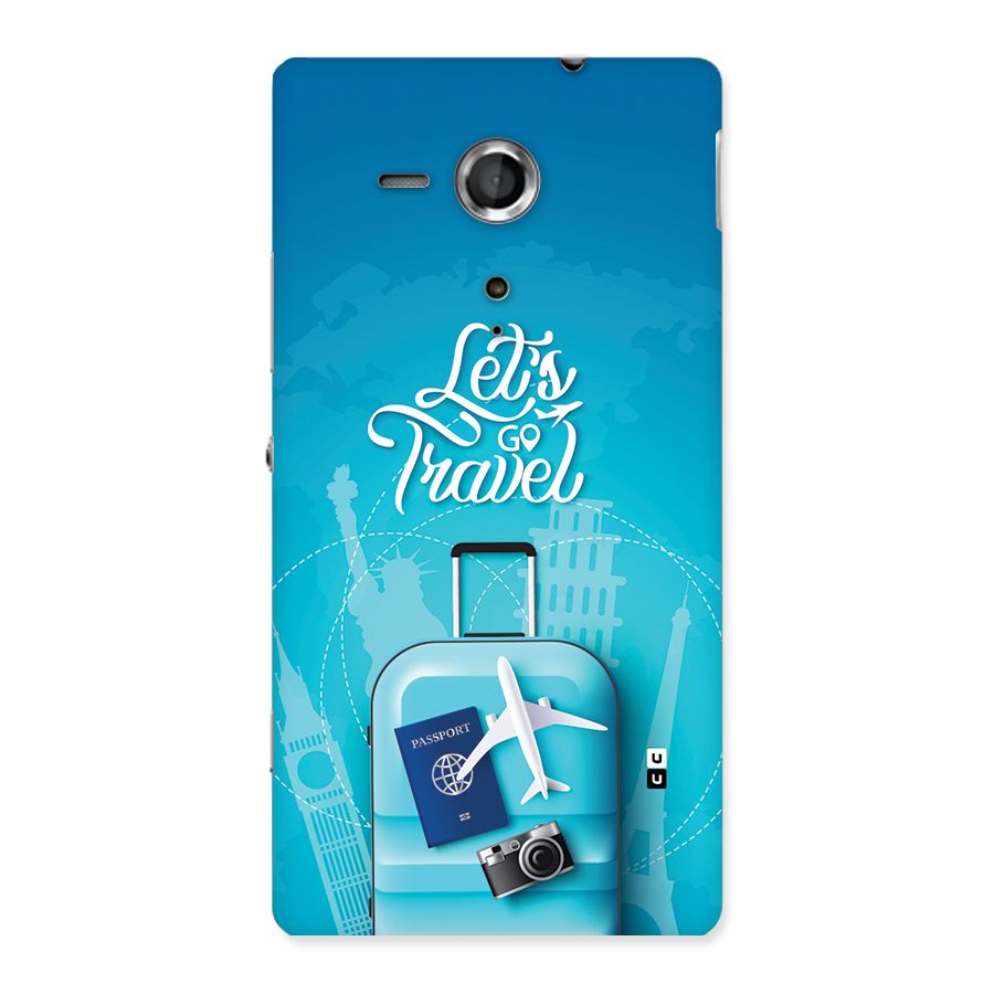 Awesome Travel Bag Back Case for Xperia Sp