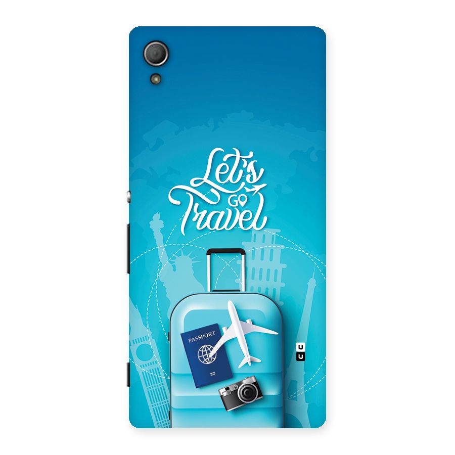 Awesome Travel Bag Back Case for Xperia Z3 Plus