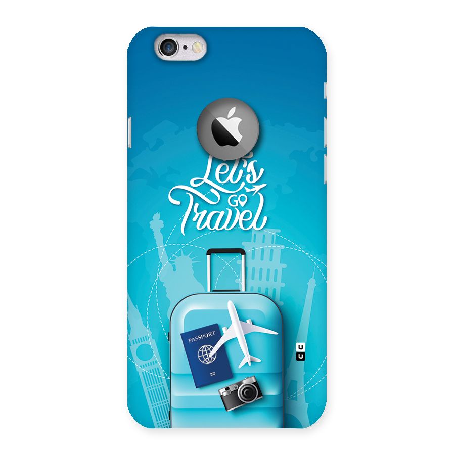Awesome Travel Bag Back Case for iPhone 6 Logo Cut