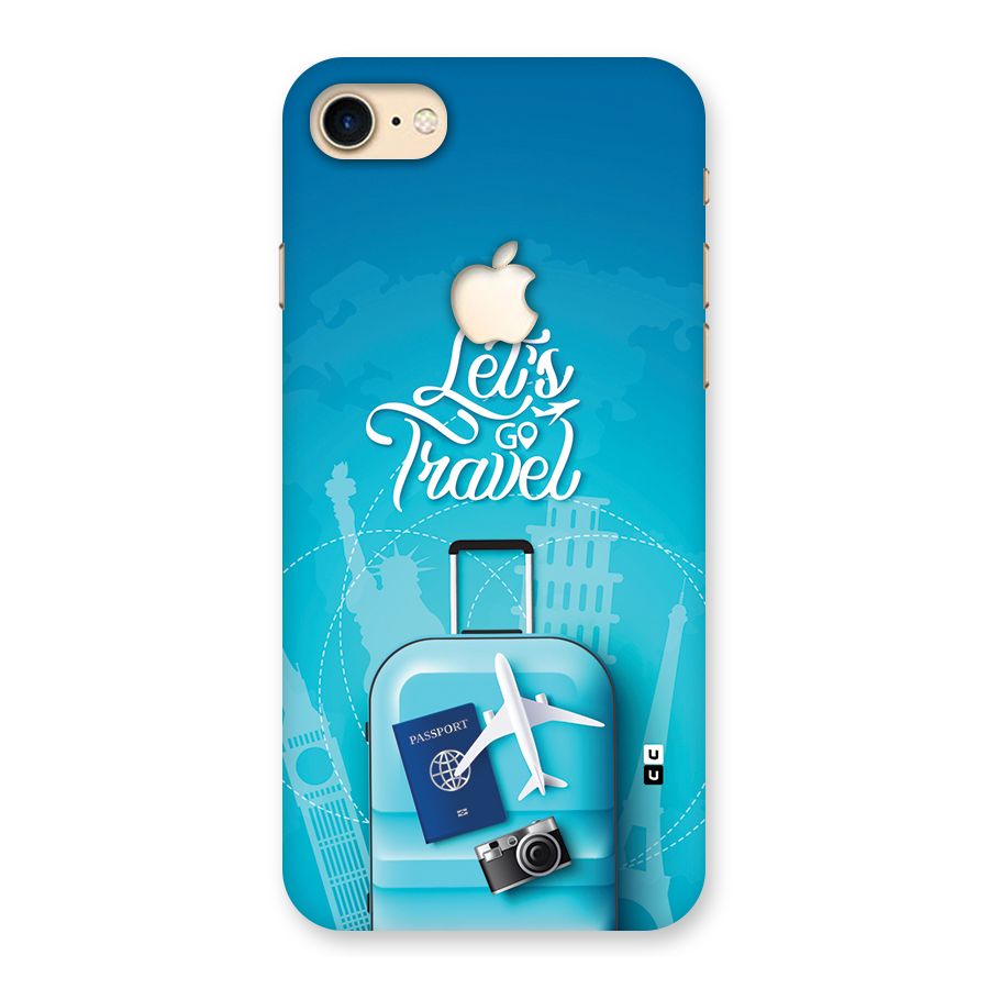 Awesome Travel Bag Back Case for iPhone 7 Apple Cut