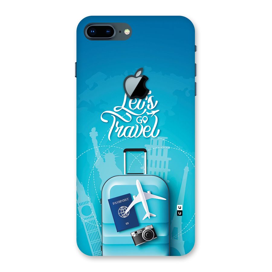 Awesome Travel Bag Back Case for iPhone 7 Plus Apple Cut