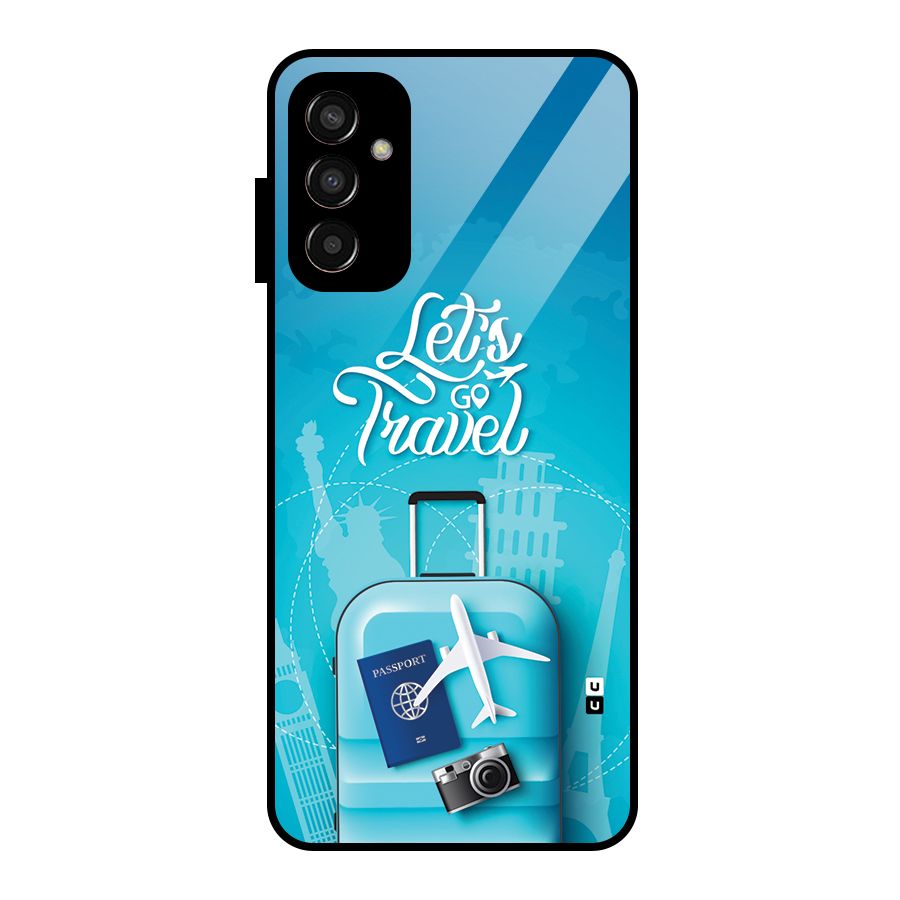 Awesome Travel Bag Glass Back Case for Galaxy F13