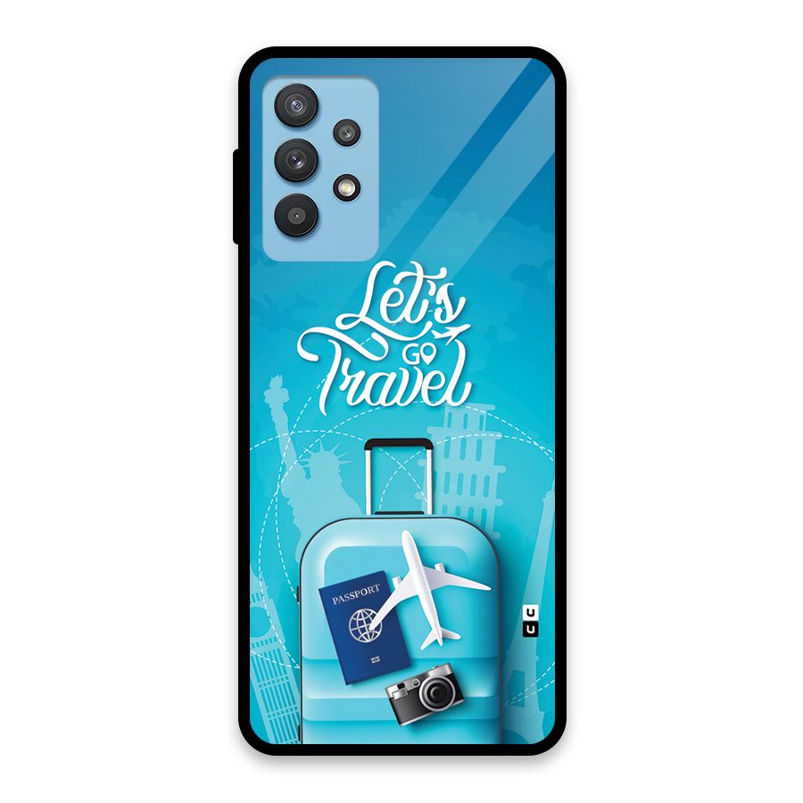 Awesome Travel Bag Glass Back Case for Galaxy M32 5G