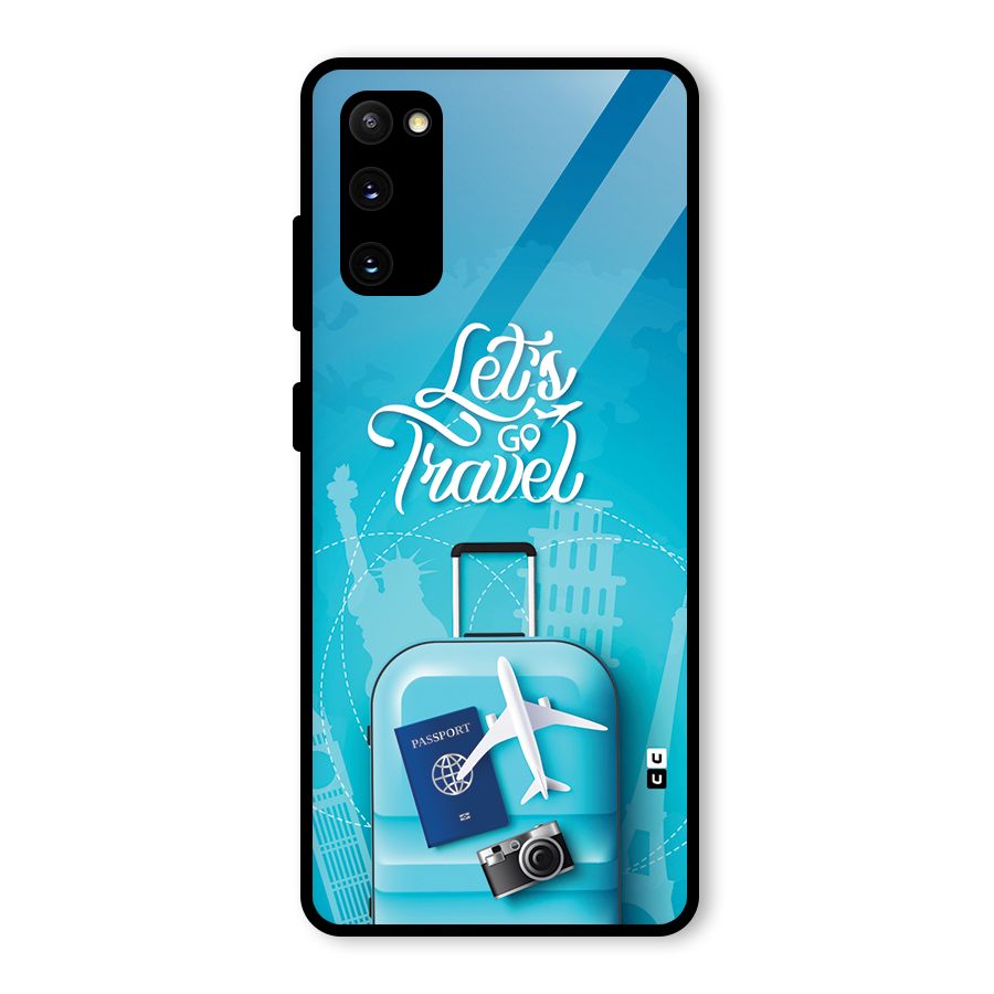 Awesome Travel Bag Glass Back Case for Galaxy S20 FE 5G