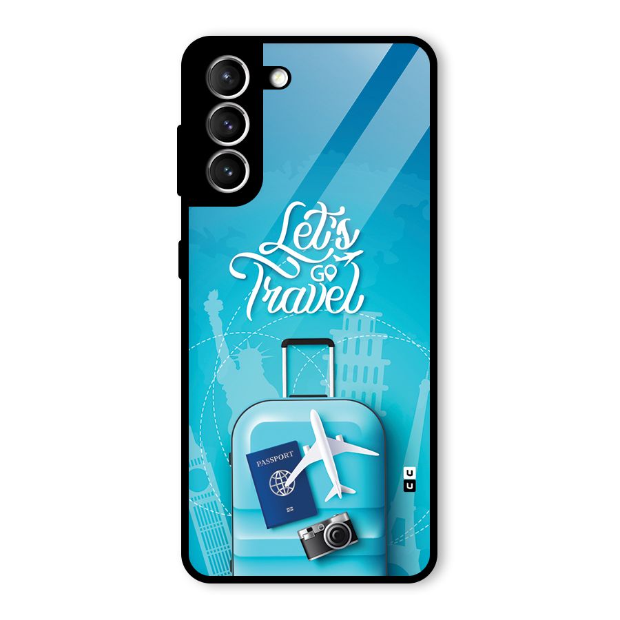 Awesome Travel Bag Glass Back Case for Galaxy S21 5G
