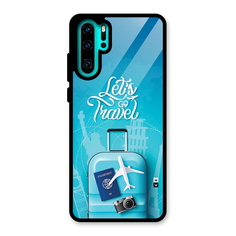 Awesome Travel Bag Glass Back Case for Huawei P30 Pro