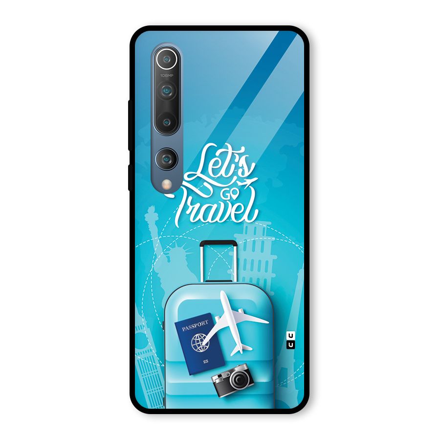 Awesome Travel Bag Glass Back Case for Mi 10