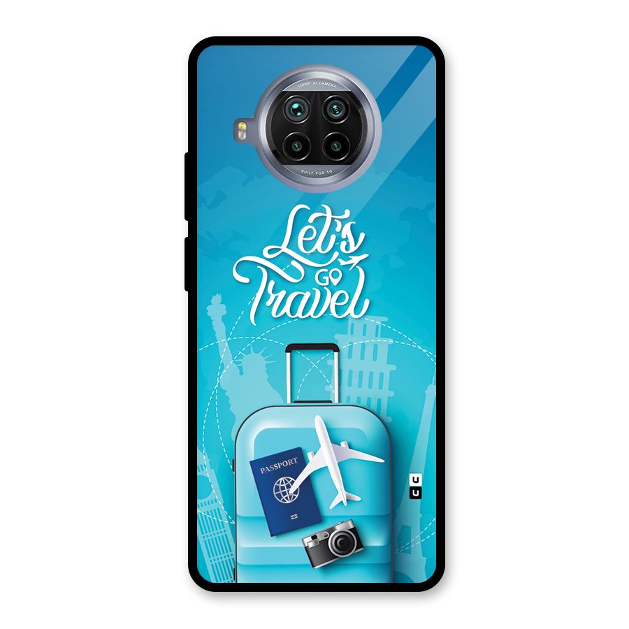 Awesome Travel Bag Glass Back Case for Mi 10i