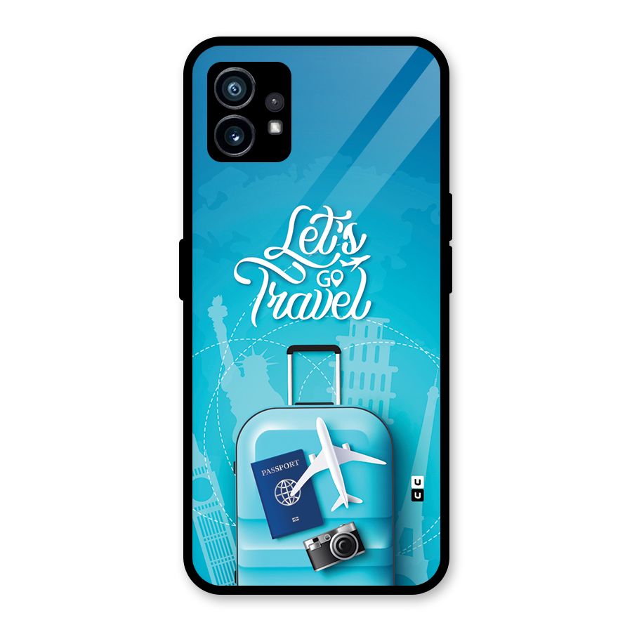 Awesome Travel Bag Glass Back Case for Nothing Phone 1