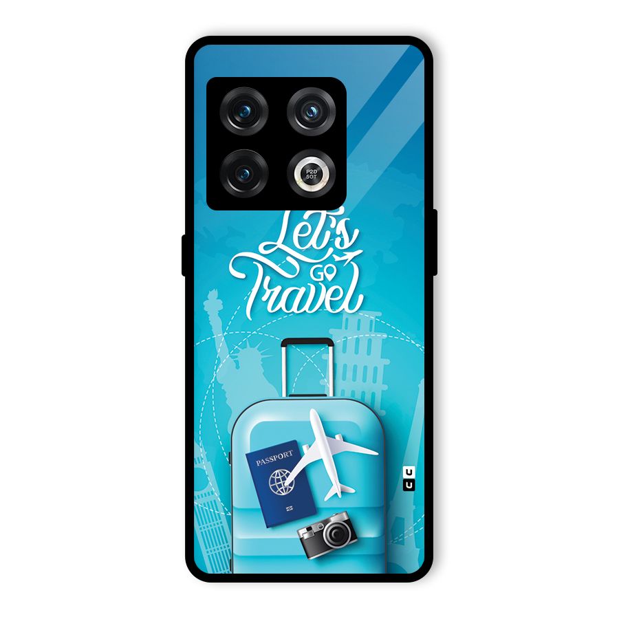 Awesome Travel Bag Glass Back Case for OnePlus 10 Pro 5G