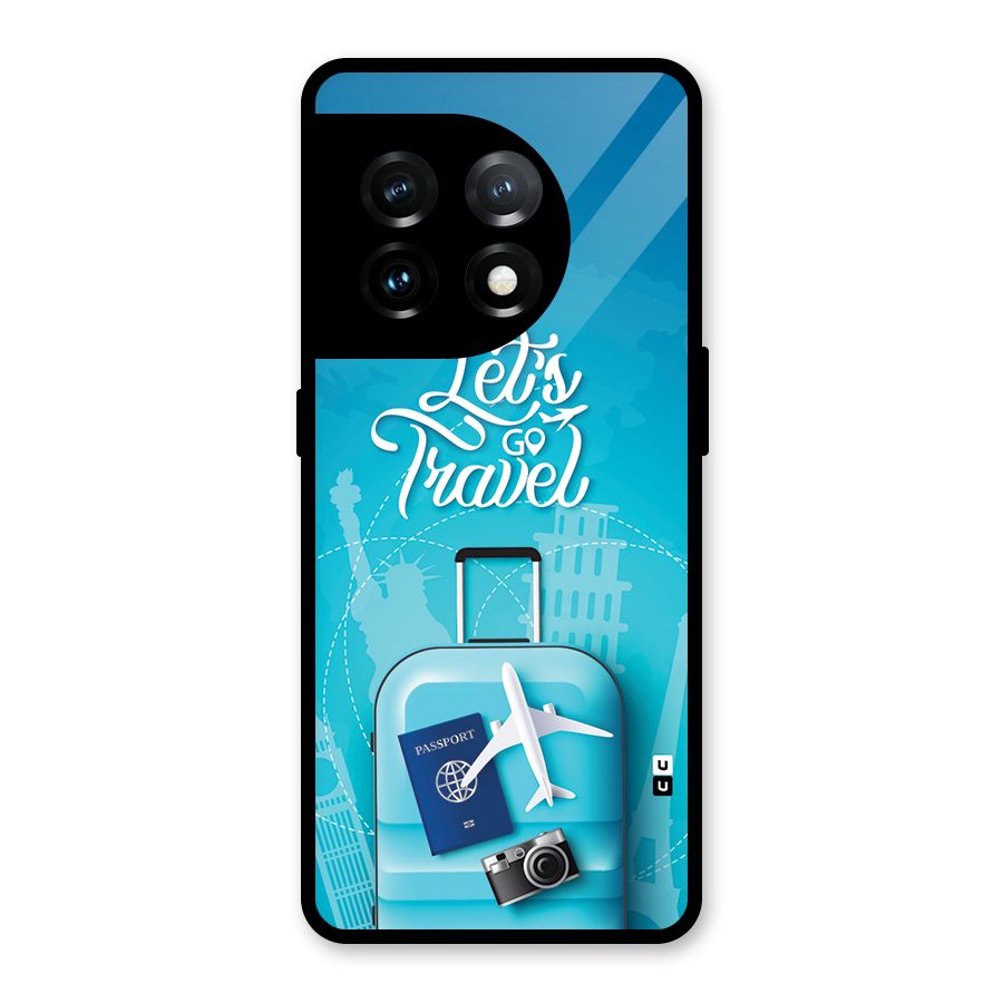 Awesome Travel Bag Glass Back Case for OnePlus 11