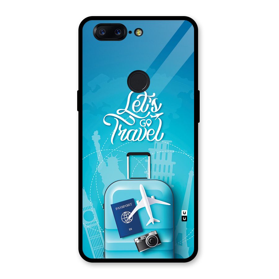 Awesome Travel Bag Glass Back Case for OnePlus 5T