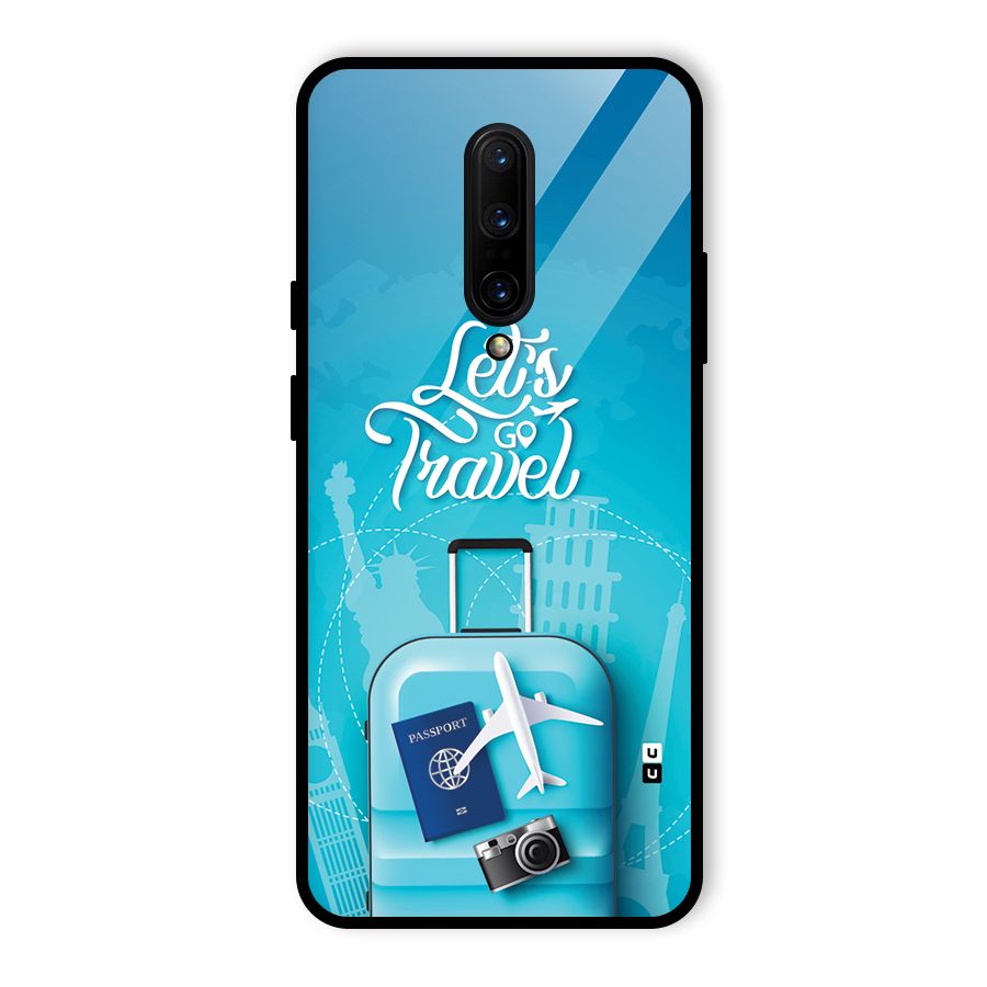 Awesome Travel Bag Glass Back Case for OnePlus 7 Pro