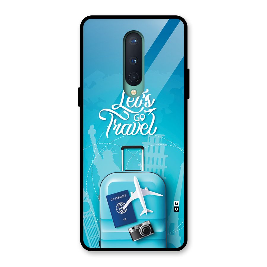 Awesome Travel Bag Glass Back Case for OnePlus 8