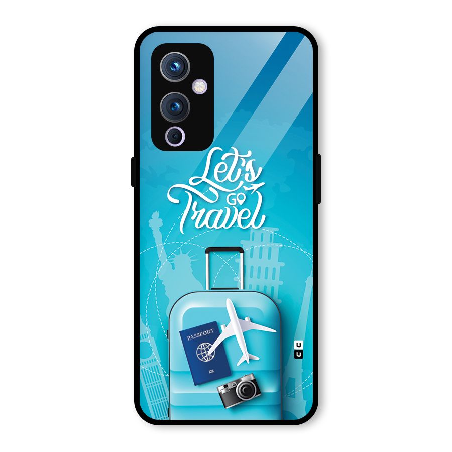 Awesome Travel Bag Glass Back Case for OnePlus 9