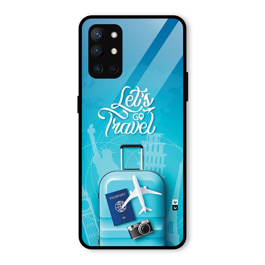 Awesome Travel Bag Glass Back Case for OnePlus 9R