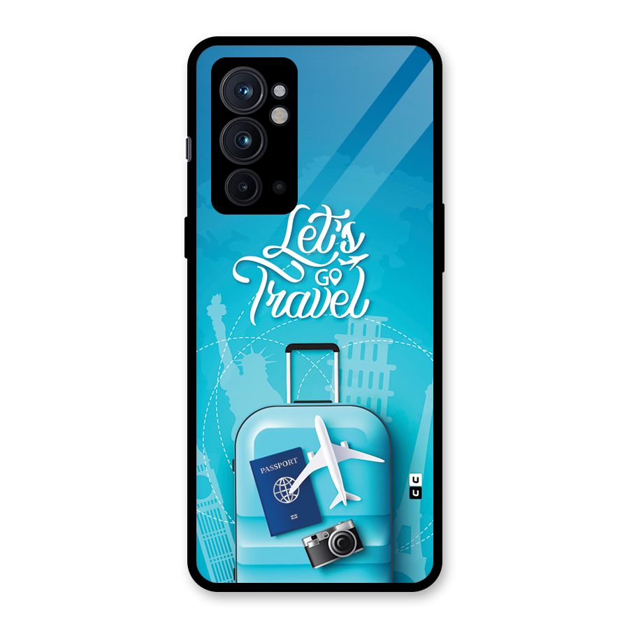 Awesome Travel Bag Glass Back Case for OnePlus 9RT 5G