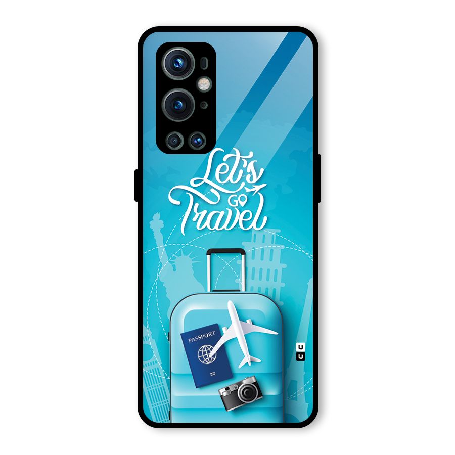 Awesome Travel Bag Glass Back Case for OnePlus 9 Pro
