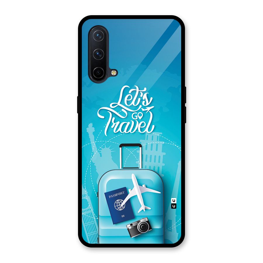 Awesome Travel Bag Glass Back Case for OnePlus Nord CE 5G