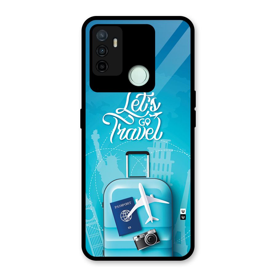 Awesome Travel Bag Glass Back Case for Oppo A53