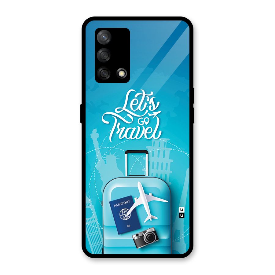 Awesome Travel Bag Glass Back Case for Oppo F19