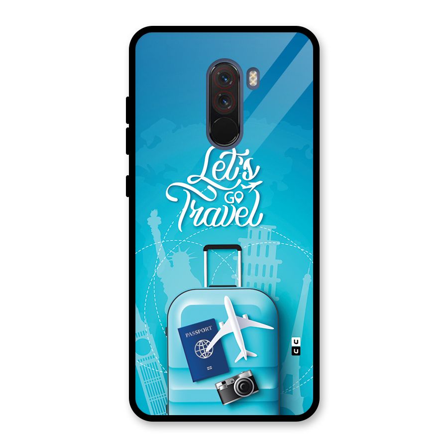 Awesome Travel Bag Glass Back Case for Poco F1