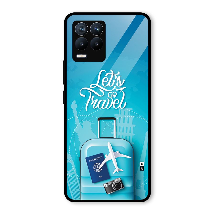 Awesome Travel Bag Glass Back Case for Realme 8 Pro
