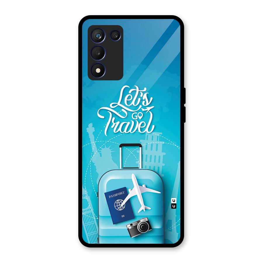 Awesome Travel Bag Glass Back Case for Realme 9 5G Speed