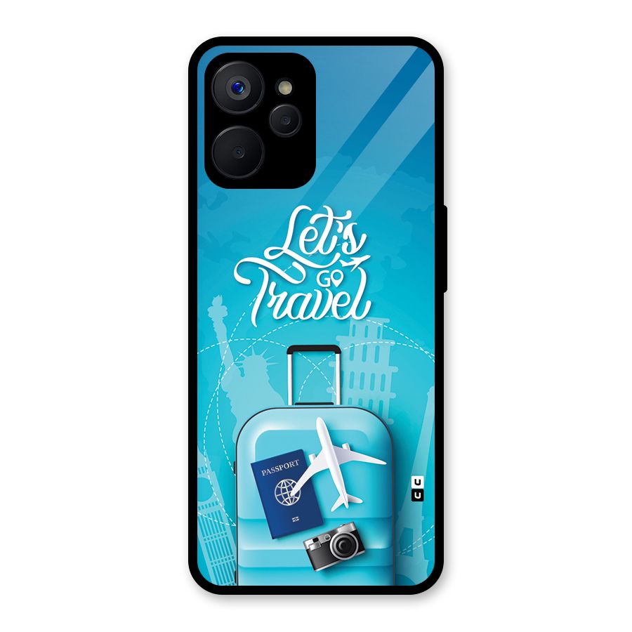 Awesome Travel Bag Glass Back Case for Realme 9i 5G