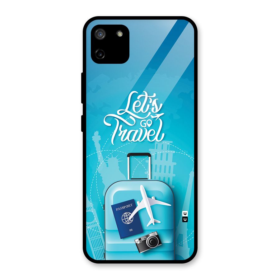 Awesome Travel Bag Glass Back Case for Realme C11
