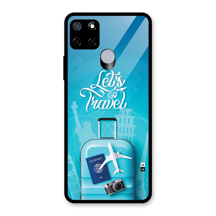 Awesome Travel Bag Glass Back Case for Realme C12