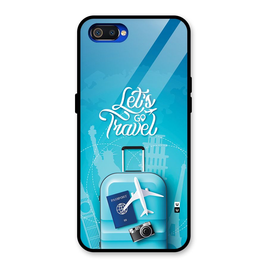 Awesome Travel Bag Glass Back Case for Realme C2