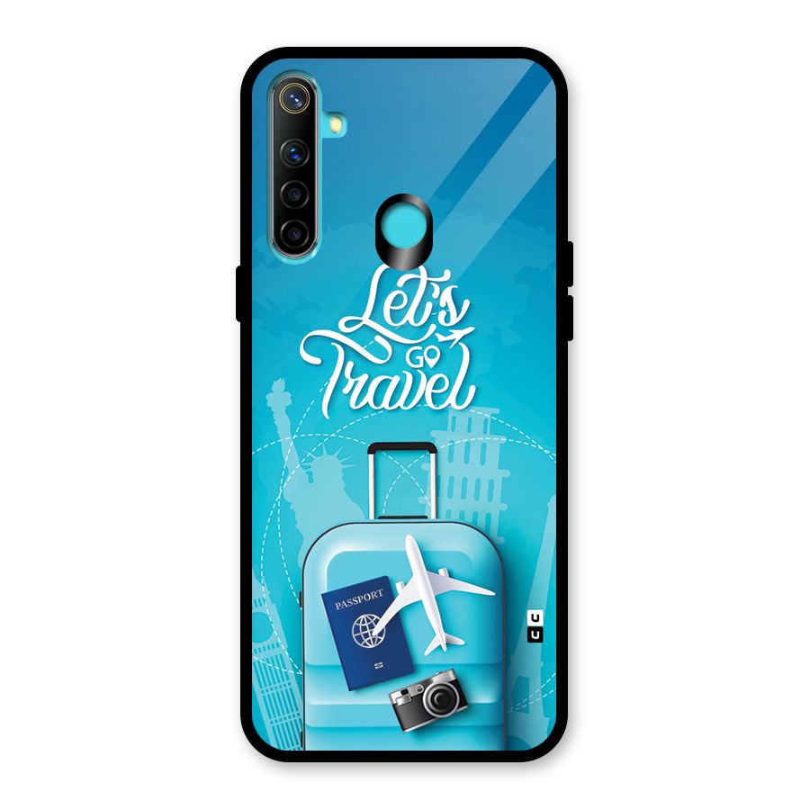 Awesome Travel Bag Glass Back Case for Realme Narzo 10