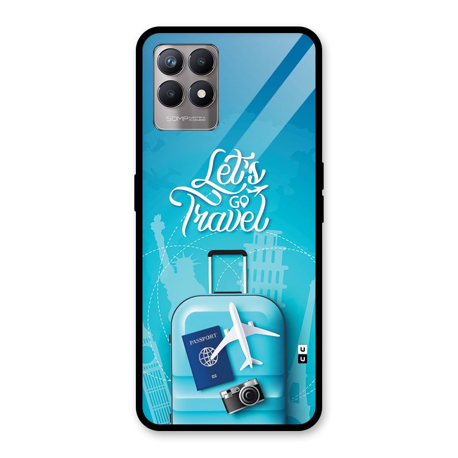 Awesome Travel Bag Glass Back Case for Realme Narzo 50