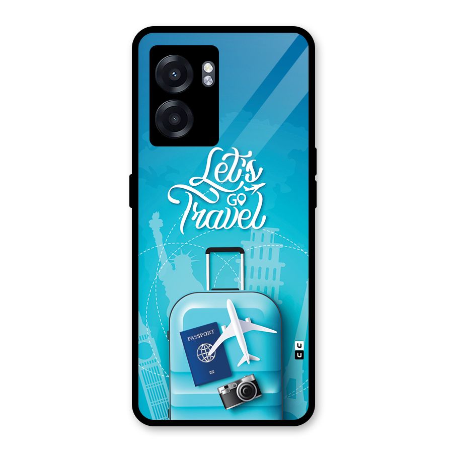 Awesome Travel Bag Glass Back Case for Realme Narzo 50 5G