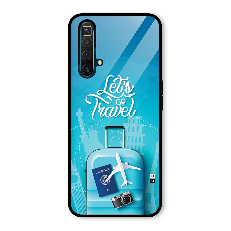 Awesome Travel Bag Glass Back Case for Realme X3